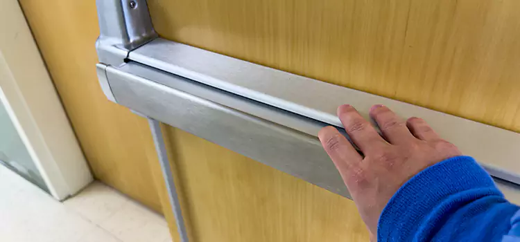 Installing a Push Bar on a Door Lacey